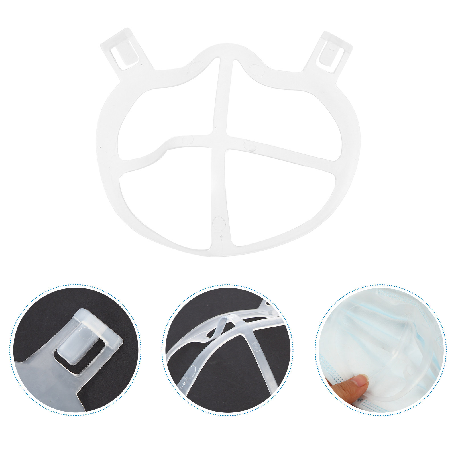 10Pcs 경량 무취 마스크 홀더 브래킷 실리콘 내부  - Silicone Mask Bracket 리뷰 및 가격